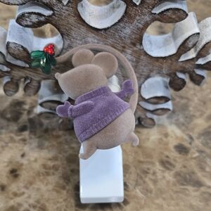 Bath & Body Works Adorable Mouse InPurple Sweater Wallflower Plug In